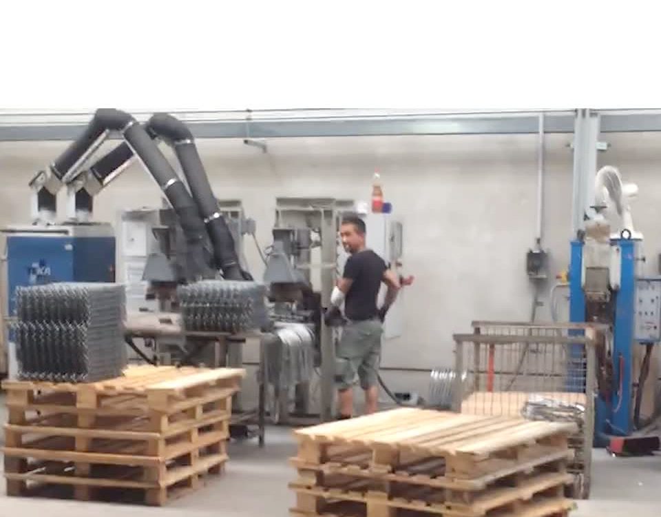 Gabionen produziert in der Symphonie von Musik, Bewegung und Rhythmus