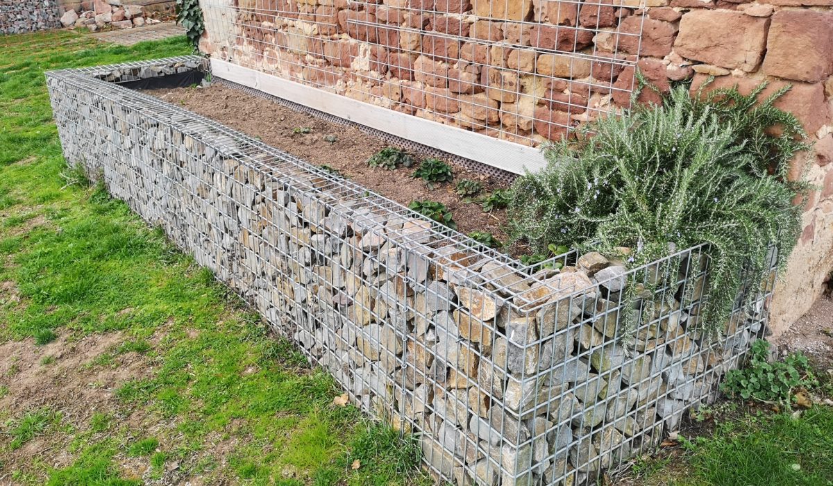 Start Spring Time With Gabions And Do It Yourself Raised Garden